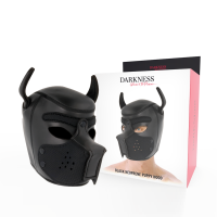 DARKNESS - MÁSCARA PERRO DE NEOPRENO CON HOCICO EXTRAÍBLE M · DARKNESS · Bozal