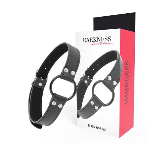 DARKNESS - MORDAZA CON ANILLA DIAMETRO 3.6 CM · DARKNESS · Mordazas