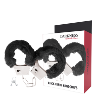 DARKNESS - ESPOSAS METAL FORRADAS NEGRO · DARKNESS · Esposas