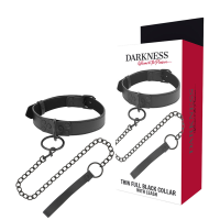 DARKNESS - COLLAR CON CADENA NEGRO · DARKNESS · Collares