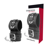 DARKNESS - ESPOSAS LEATHER NEGRO · DARKNESS · Esposas