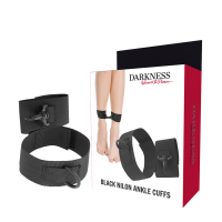 DARKNESS - ESPOSAS PARA TOBILLOS NYLON NEGRO · DARKNESS · Esposas