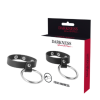 DARKNESS - ANILLO DE METAL PARA EL PENE Y TESTÍCULOS · DARKNESS · Anillos sin vibración