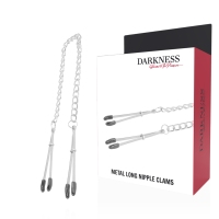 DARKNESS - PINZAS AJUSTABLES PARA PEZONES METAL · DARKNESS · Toys Fabricados en Metal