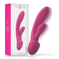 INTENSE - LUIGI VIBRADOR RABBIT SILICONA LIQUIDA ROSA · INTENSE · Vibradores Rabbit