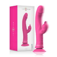 INTENSE - JULIO VIBRADOR RABBIT SILICONA ROSA · INTENSE · Vibradores Rabbit