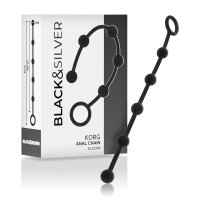 BLACKSILVER – KORG ROSARIO ANAL INICIACION SILICONA 21 CM