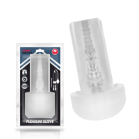 PUMP ADDICTED - PLEASURE SLEEVE MASTUBADOR TALLA M · PUMP ADDICTED · Bomba Alargadora Pene