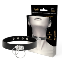 COQUETTE CHIC DESIRE - CHOKER CUERO VEGANO DOBLE ANILLA · COQUETTE CHIC DESIRE · Collares