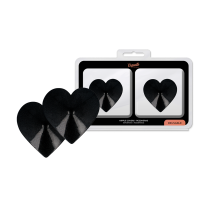 COQUETTE CHIC DESIRE - CUBRE PEZONES METAL CORAZONES NEGROS · COQUETTE CHIC DESIRE · Pezoneras
