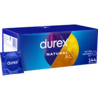 DUREX - EXTRA LARGE XL 144 UNIDADES · DUREX · Tamaño XL (Grandes)