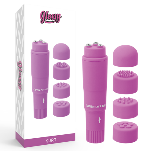 GLOSSY – POCKET  KURT MASAJEADOR LILA