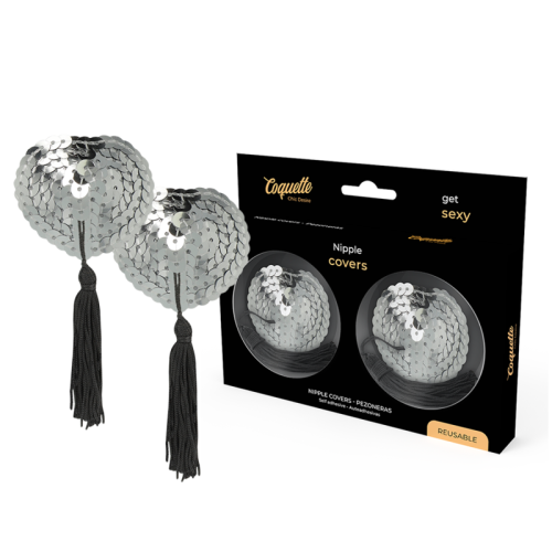 COQUETTE CHIC DESIRE - CUBRE PEZONES SILVER · COQUETTE CHIC DESIRE · Pezoneras