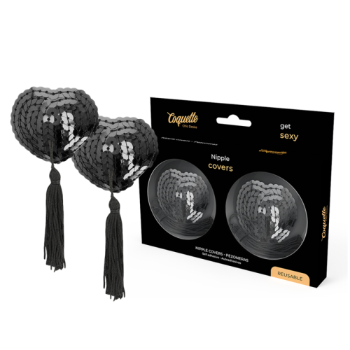 COQUETTE CHIC DESIRE - CUBRE PEZONES NEGRO LENTEJUELAS · COQUETTE CHIC DESIRE · Pezoneras