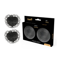 COQUETTE CHIC DESIRE - CUBRE PEZONES LACE NEGRO · COQUETTE CHIC DESIRE · Pezoneras