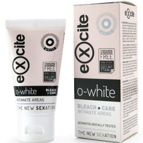 EXCITE - O WHITE BLEACH + CARE INTIMATE AREAS 50 ML · EXCITE · Aclarante Vaginal