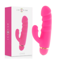 INTENSE - CRASS 20 SPEEDS SILICONE ROSA · INTENSE · Vibradores Rabbit