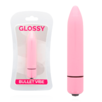 GLOSSY - THIN VIBRADOR ROSA INTENSO · GLOSSY · Balas vibradoras