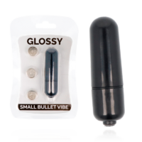 GLOSSY - SMALL BALA VIBRADORA NEGRO · GLOSSY · Balas vibradoras