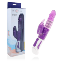 INTENSE - GUPPY VIBRADOR ROTADOR LILA · INTENSE · Rotadores y vibradores