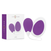 INTENSE - JAN HUEVO VIBRADOR CONTROL REMOTO LILA · INTENSE · Huevos vibradores