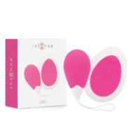 INTENSE - JAN HUEVO VIBRADOR CONTROL REMOTO ROSA · INTENSE · Huevos vibradores