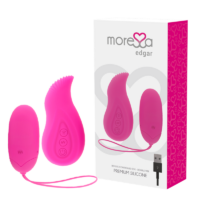 MORESSA – EDGAR SET DUO HUEVO REMOTO Y MANDO CON VIBRACIÓN INCORPORADA PREMIUM SILICONE CONTROL REMOTO