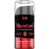 INTT - POTENTE ESTIMULANTE ÍNTIMO GEL VIBRADOR LIQUIDO FRESA 15 ML · INTT · Intensificador Orgasmos