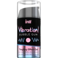 INTT - POTENTE ESTIMULANTE ÍNTIMO GEL VIBRADOR LIQUIDO CHICLE 15ML · INTT · Intensificador Orgasmos