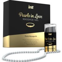 INTT MASSAGE ORAL SEX - PEARLS IN LOVE CON COLLAR DE PERLAS Y GEL DE SILICONA · INTT · KITS DE MASAJE