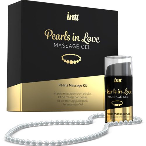 INTT MASSAGE  ORAL SEX - PEARLS IN LOVE CON COLLAR DE PERLAS Y GEL DE SILICONA · INTT · KITS DE MASAJE