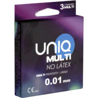 UNIQ - MULTI PRESERVATIVOS SIN LATEX 3 UNIDADES · UNIQ · Cajas de 3