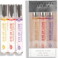 EYE OF LOVE - EOL PHR PERFUME 10 ML SET/3 - MORNING GLOW, ONE LOVE, AFTER DARK · EYE OF LOVE · Perfumes Femeninos