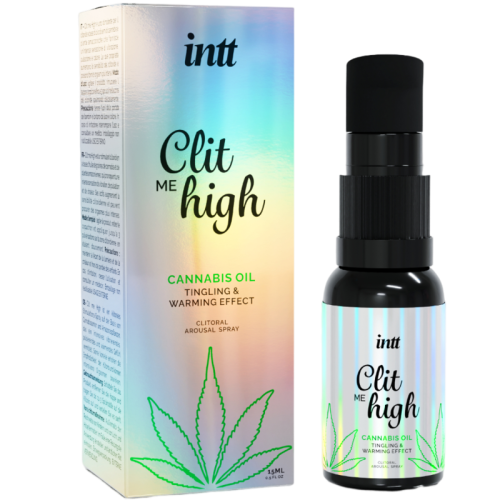INTT RELEASES - CLIT ME HIGH ACEITE CANNABIS 15 ML · INTT · Intensificador Orgasmos