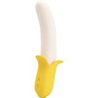PRETTY LOVE - BANANA GEEK SUPER POWER 7 VIBRACIONES UPDOWN SILICONA NEGRO · PRETTY LOVE · Vibradores Clásicos anales o vagina