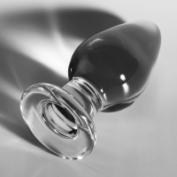 NEBULA SERIES BY IBIZA - MODELO 3 PLUG CRISTAL TRANSPARENTE 11 CM -O- 5 CM · NEBULA SERIES BY IBIZA · Anal