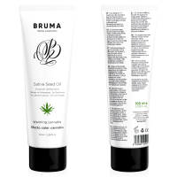 BRUMA - GEL DESLIZANTE CON ACEITE DE SEMILLA EFECTO CALOR SABOR CANNABIS 100 ML · BRUMA · Con deliciosos Sabores