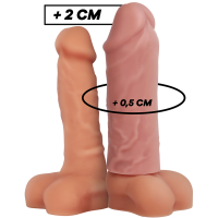 VIRILXL – EXTENSION DE PENE LIQUID SILICONE V3 NATURAL