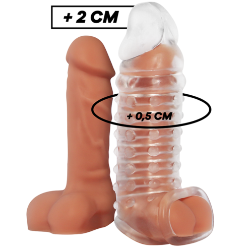 VIRILXL – EXTENSION Y FUNDA DE PENE V11 TRANSPARENTE