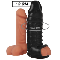 VIRILXL - EXTENSION Y FUNDA DE PENE  V11 NEGRO · VIRILXL · Fundas Pene con Extensión