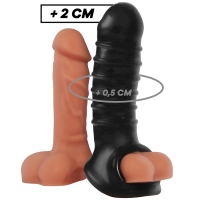 VIRILXL – EXTENSION Y FUNDA  DE PENE  V15 NEGRO