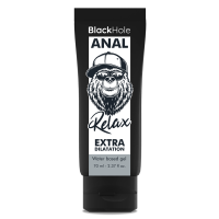 BLACK HOLE - GEL BASE AGUA DILATACIÓN ANAL 70 ML · BLACK HOLE · ANAL CON RELAJANTE