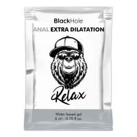 BLACK HOLE - GEL BASE AGUA DILATACION ANAL 6 ML MONODOSIS · BLACK HOLE · LUBRICANTE ANAL