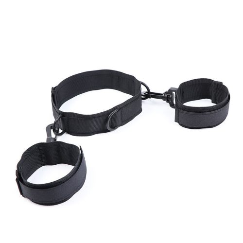 OHMAMA FETISH - ESPOSAS Y COLLAR DE NYLON · OHMAMA · Esposas de fijación