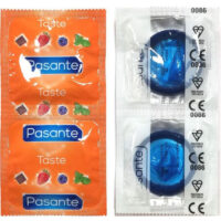 PASANTE - PRESERVATIVO SABOR ARANDANO BOLSA 144 UNIDADES · PASANTE · Cajas de 30 a 288