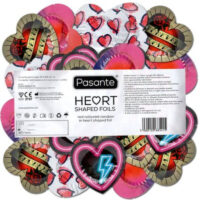 PASANTE - PRESERVATIVO ROJO FORMA CORAZON BOLSA 144 UNIDADES · PASANTE · Cajas de 30 a 288