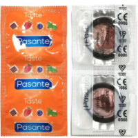 PASANTE - PRESERVATIVO SABOR CHOCOLATE BOLSA 144 UNIDADES · PASANTE · Cajas de 30 a 288