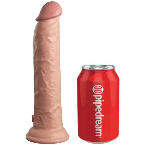 KING COCK – ÉLITE DILDO REALÍSTICO VIBRADOR & SILICONA CONTROL REMOTO 23 CM