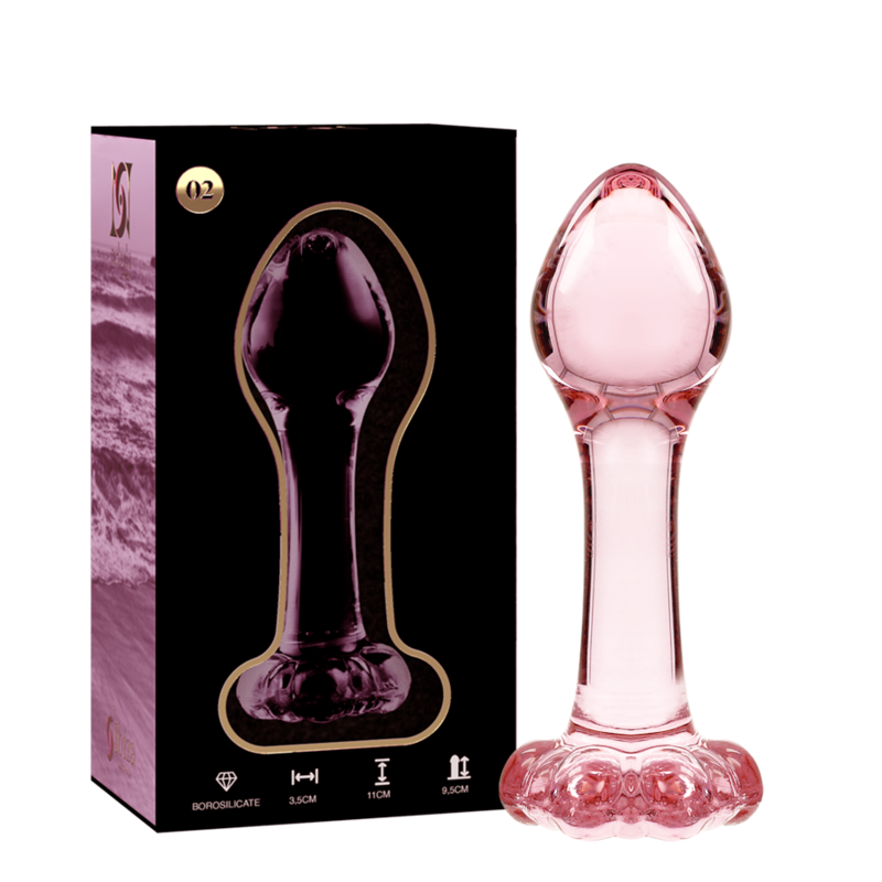NEBULA SERIES BY IBIZA - MODELO 2 PLUG CRISTAL TRANSPARENTE 11 CM -O- 3.5 CM 2 NEBULA SERIES BY IBIZA - MODELO 2 PLUG CRISTAL TRANSPARENTE 11 CM -O- 3.5 CM - Imagen 2