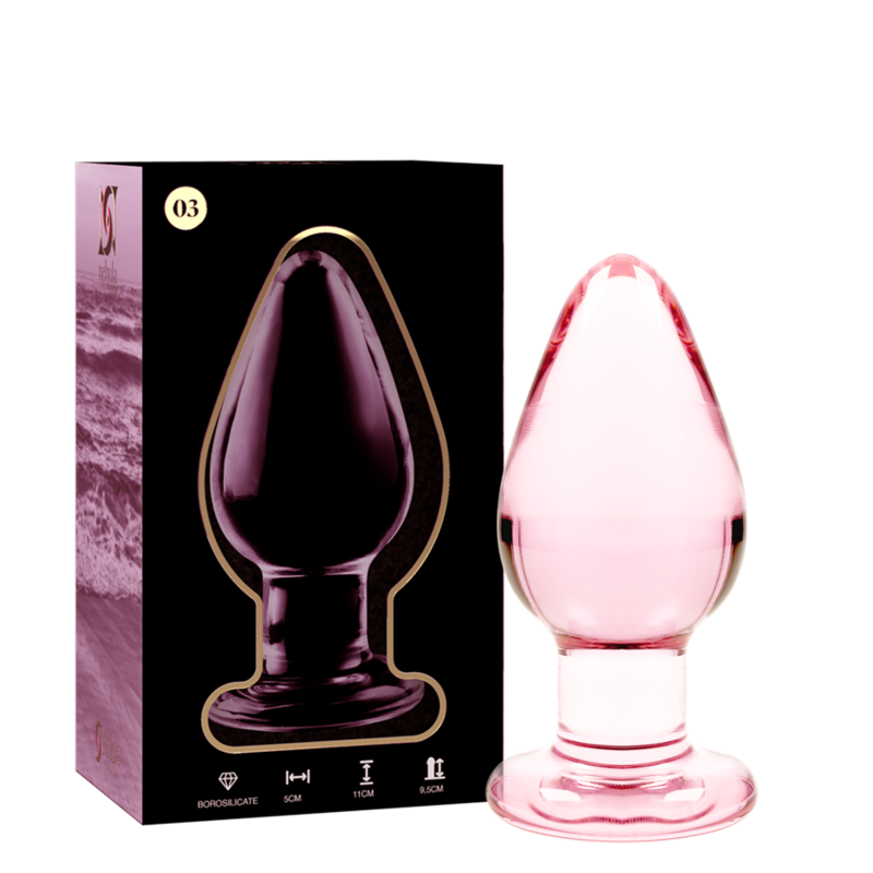 NEBULA SERIES BY IBIZA - MODELO 3 PLUG CRISTAL TRANSPARENTE 11 CM -O- 5 CM 3 NEBULA SERIES BY IBIZA - MODELO 3 PLUG CRISTAL TRANSPARENTE 11 CM -O- 5 CM - Imagen 3